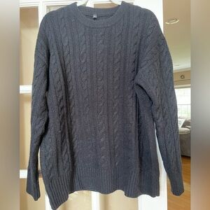 Men’s Black Knit Sweater-2XL